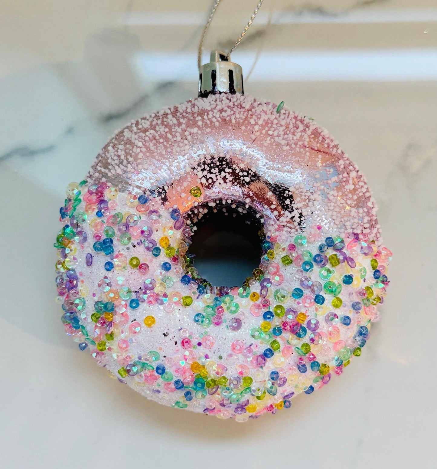 Sprinkle Donut Ornament