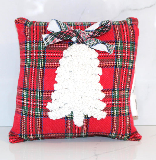 Classic Christmas Tree Mini Pillow