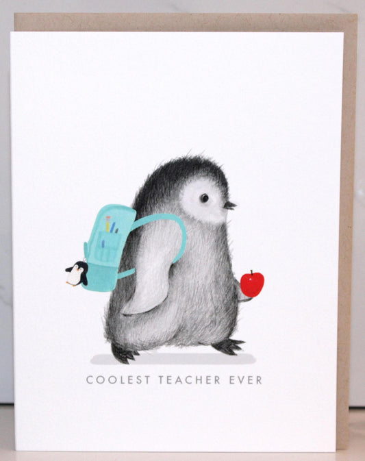 Coolest Teacher Ever Greeting Card