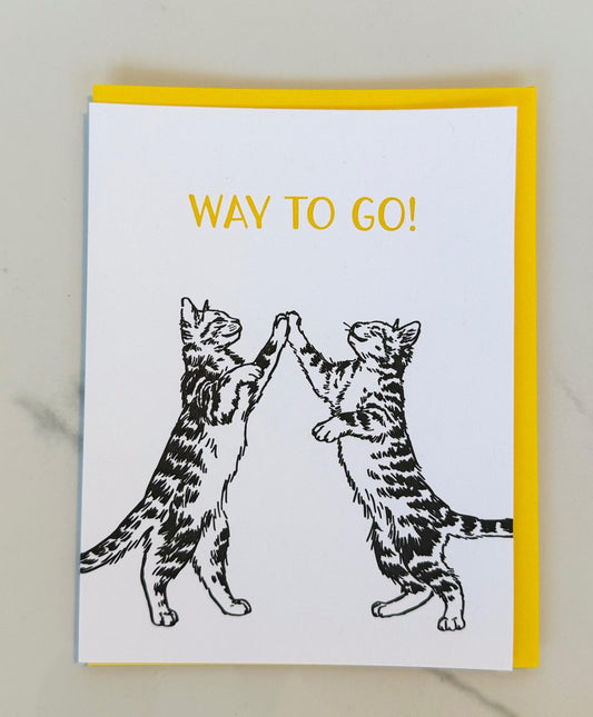 Cat Congratulations Greeting Card