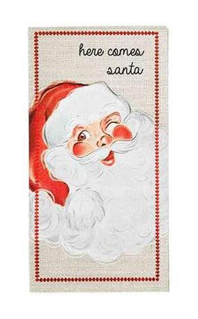 Here Comes Santa Guest Towels