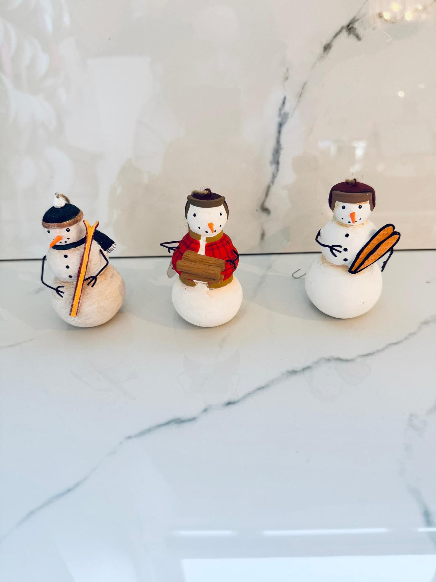 Sports Snowman Ornament