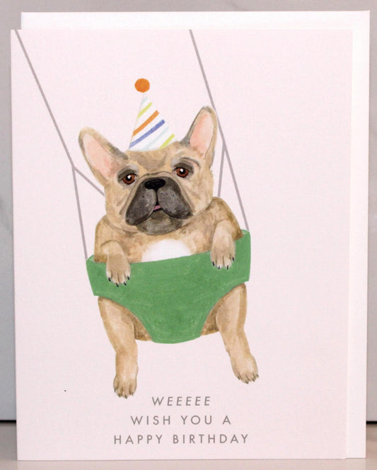 Weeeee Wish You a Happy Birthday Greeting Card