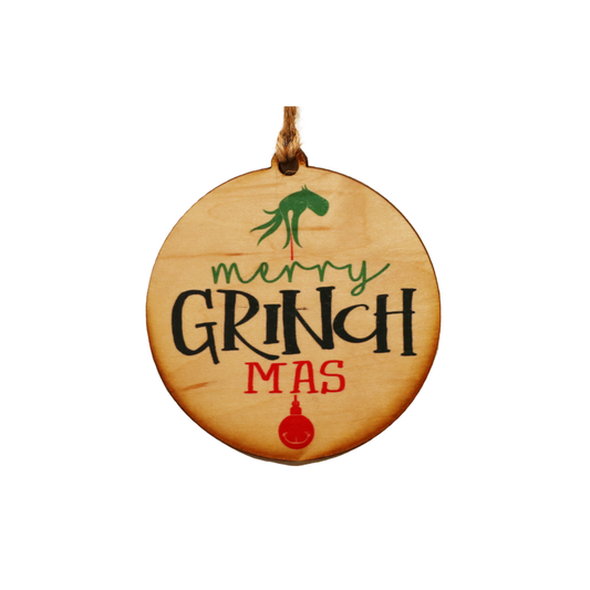 Merry Grinch Mas Ornament