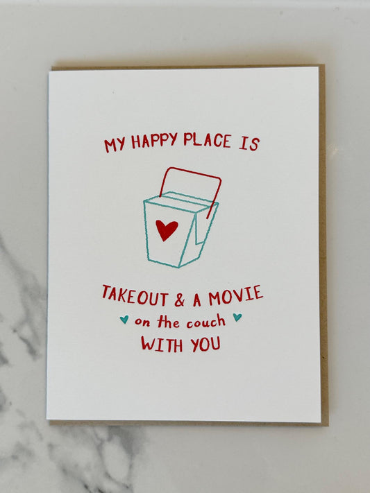 My Happy Place Greeting Card