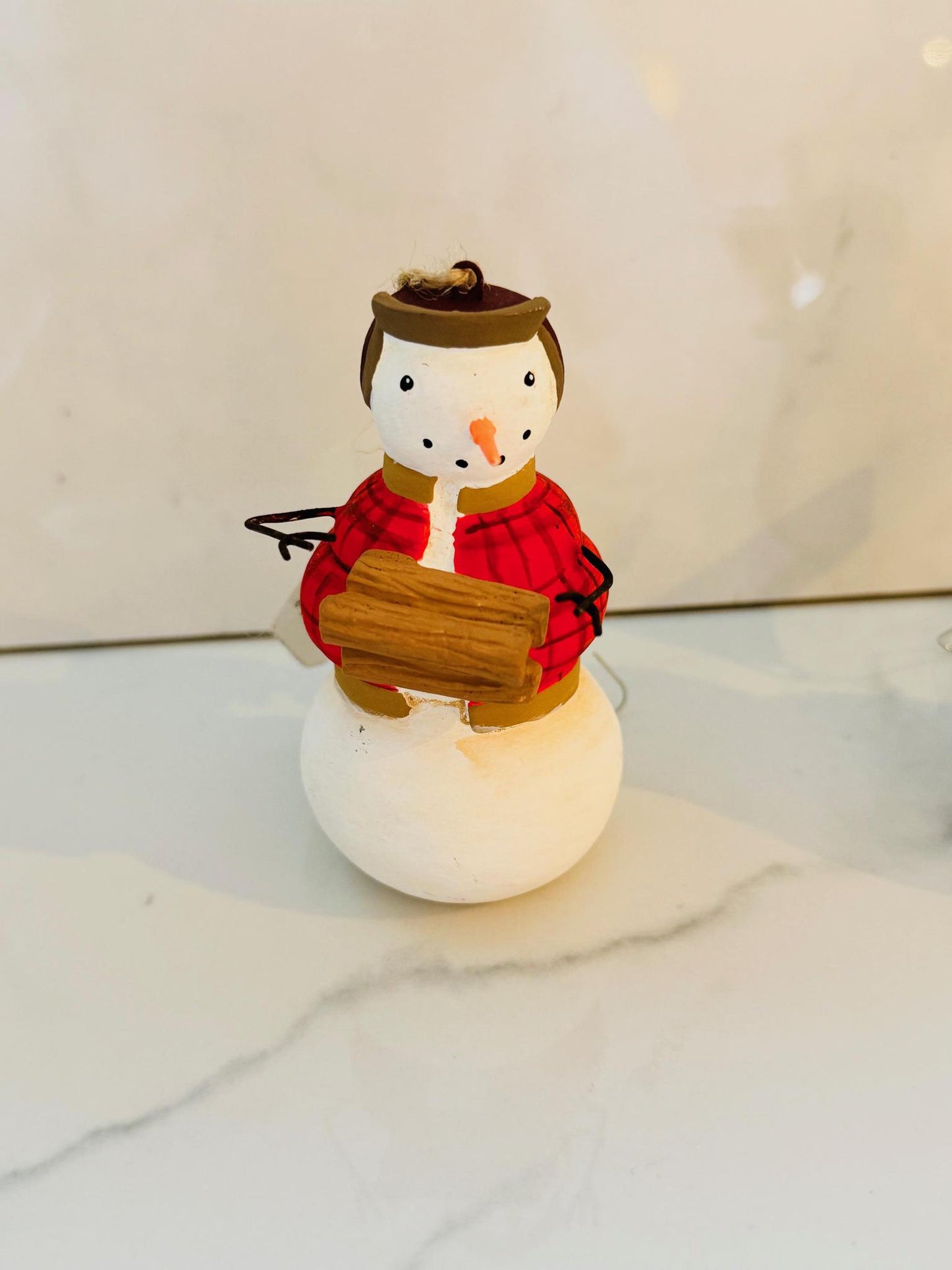 Sports Snowman Ornament