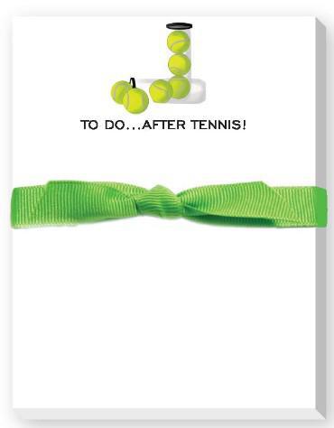 To Do After Tennis Notepad