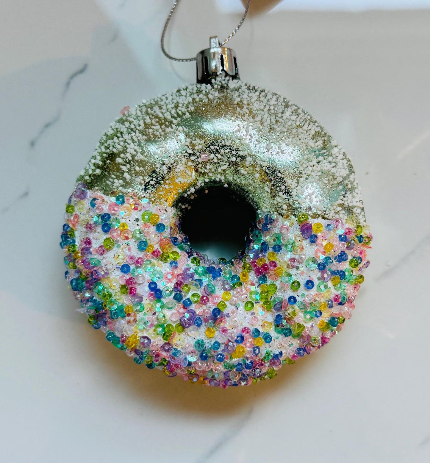 Sprinkle Donut Ornament