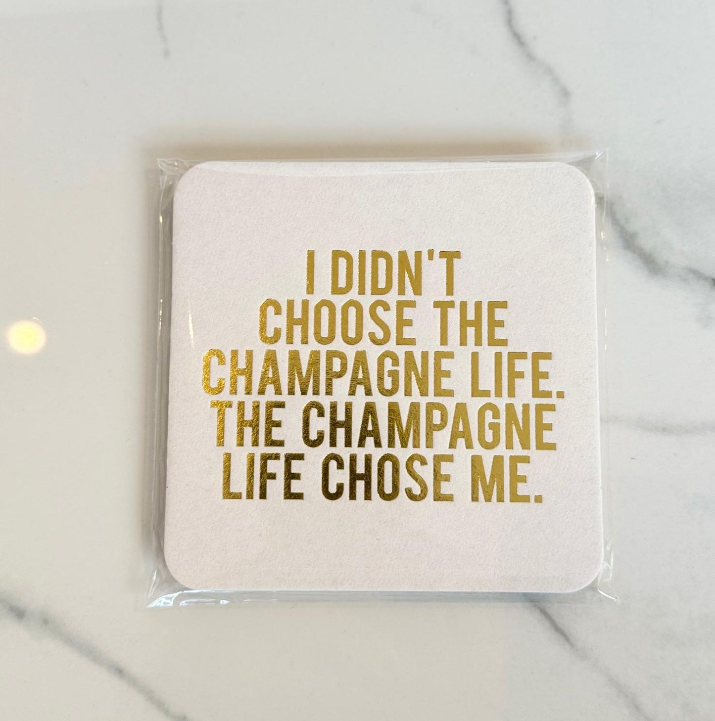 Champagne Life Coasters