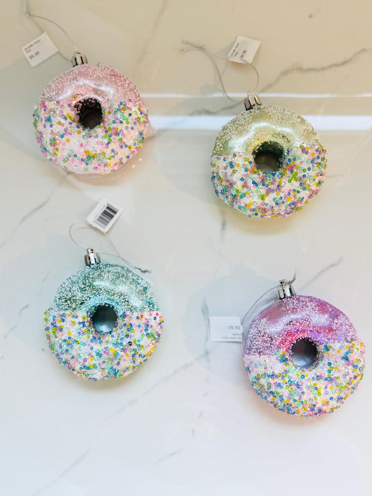 Sprinkle Donut Ornament