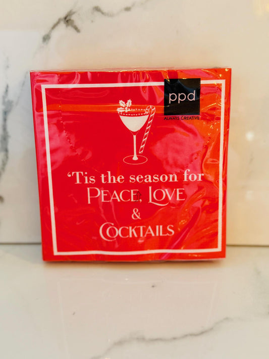 Tis the Season Cocktail Napkins