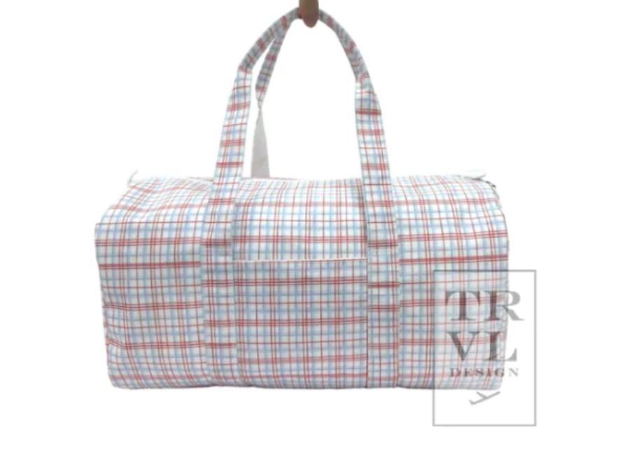 Weekend Duffel Bag in Classic Plaid