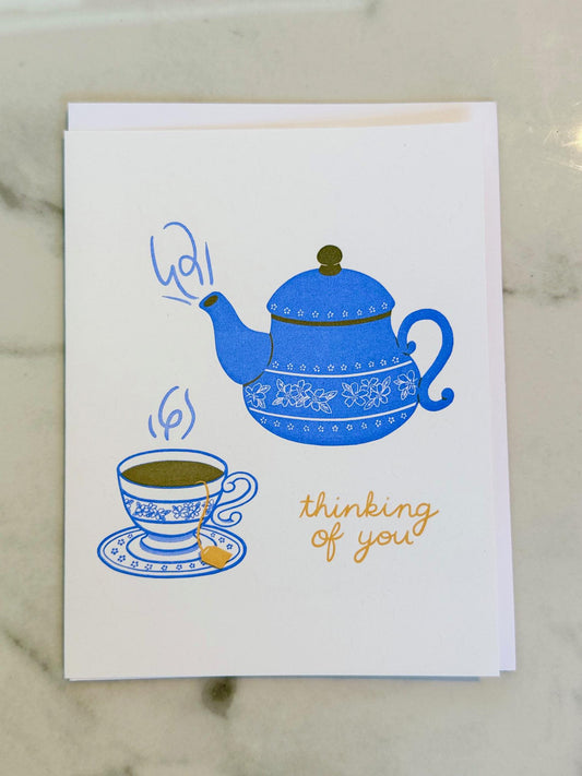 Teapot Support Greeting Card