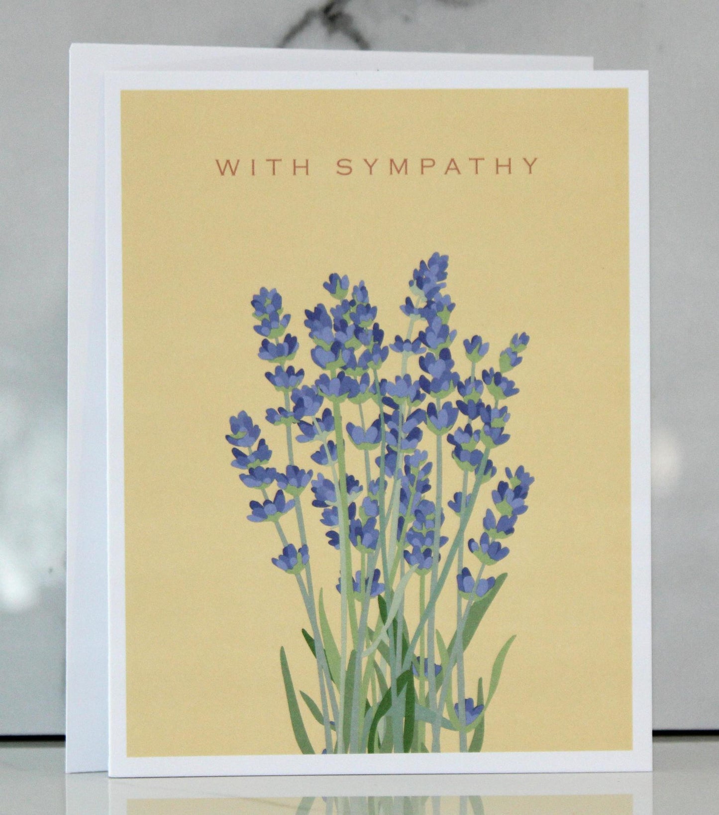 Lavender Sympathy Card