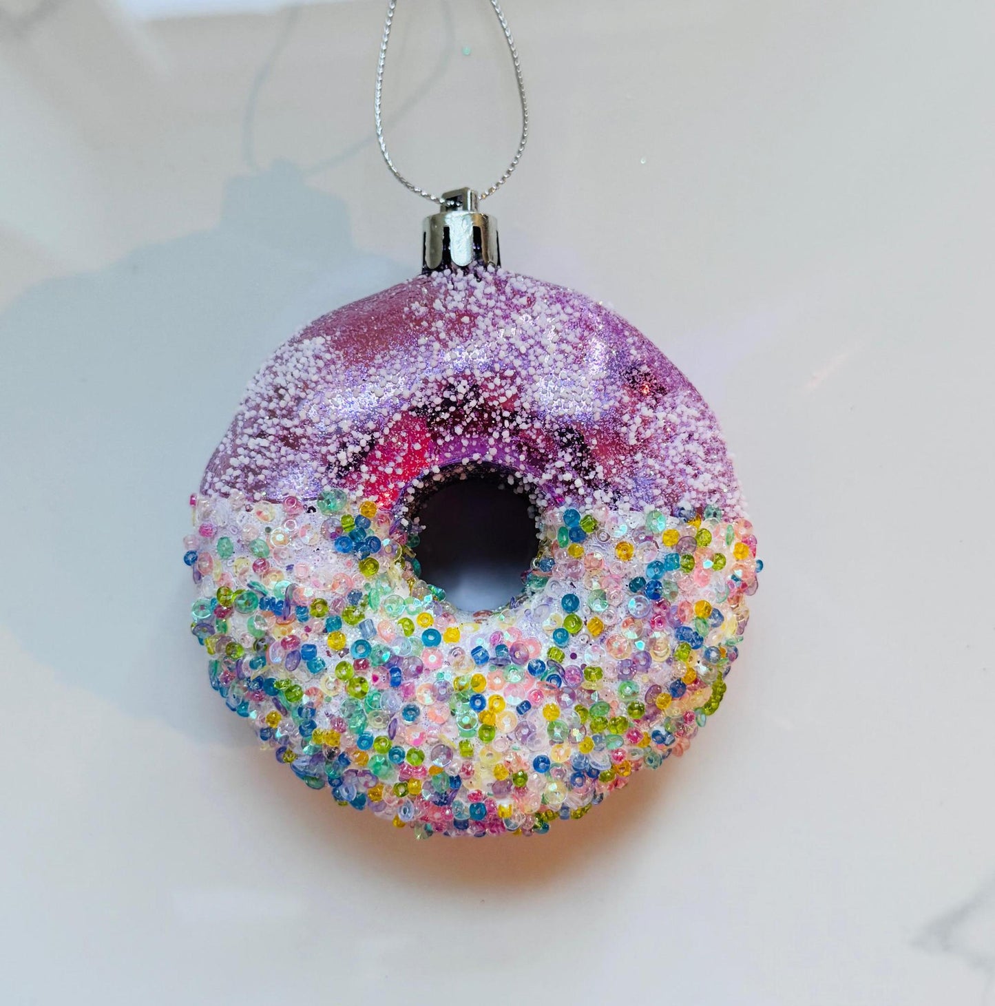 Sprinkle Donut Ornament