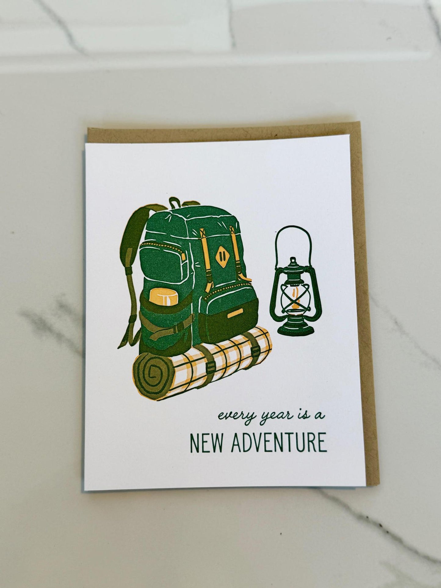 Camping Adventure Birthday Greeting Card