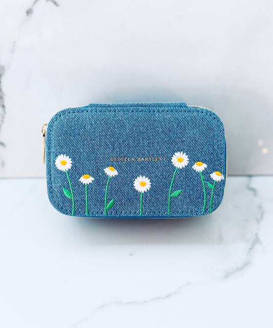 Mini Jewelry Box - Daisy Denim