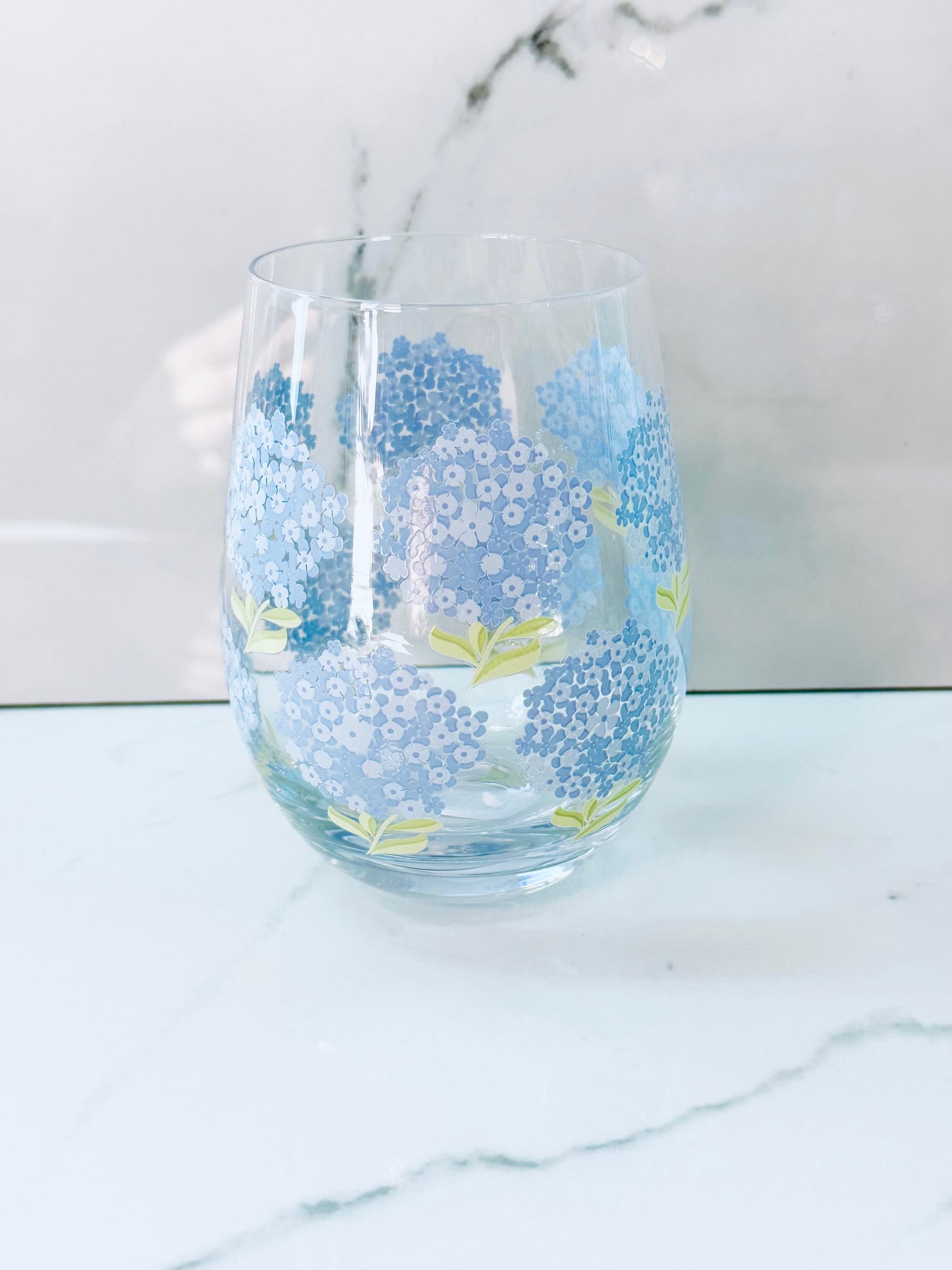 Hydrangea Stemless Wine