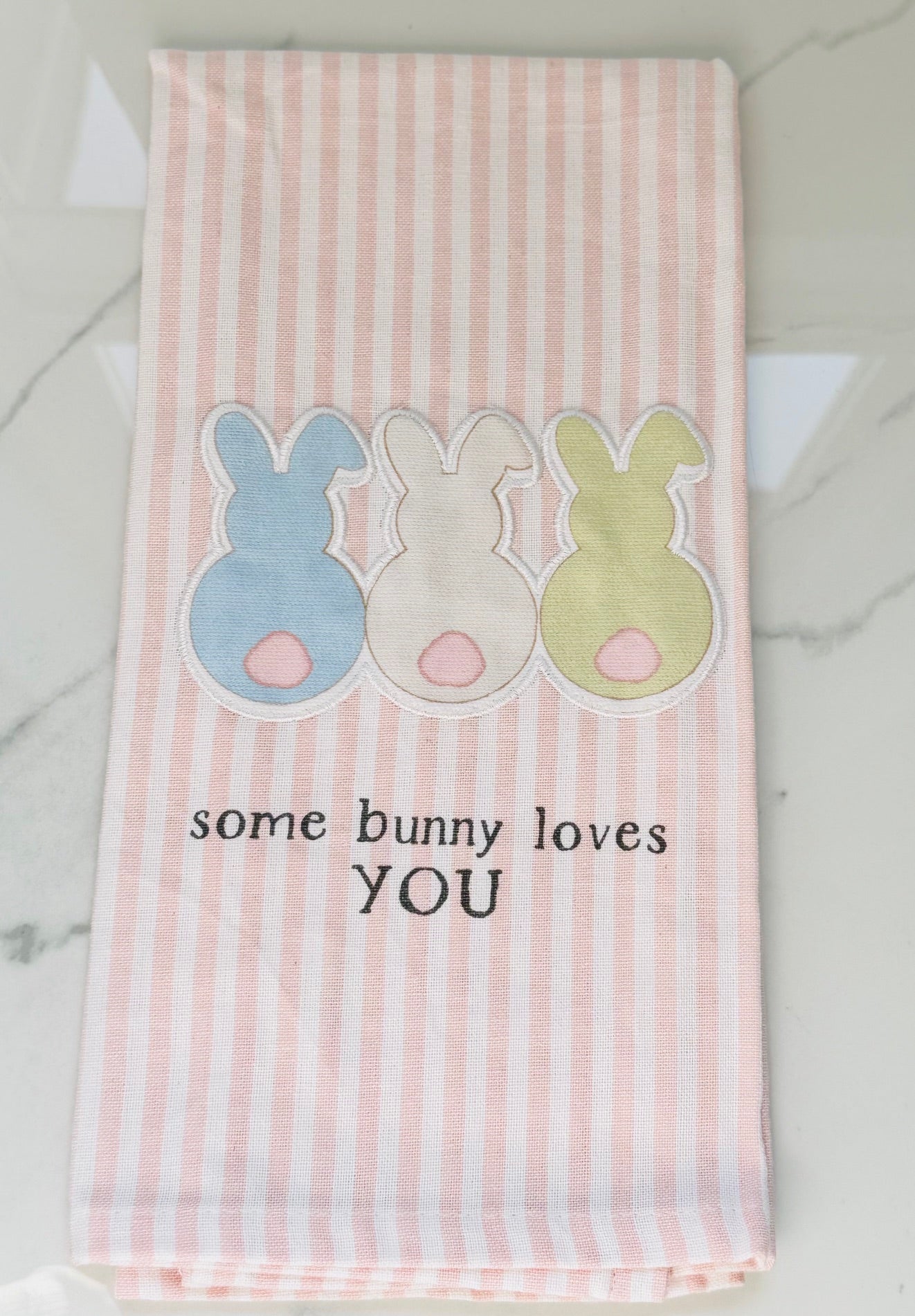 Three Bunnies Patch Towel