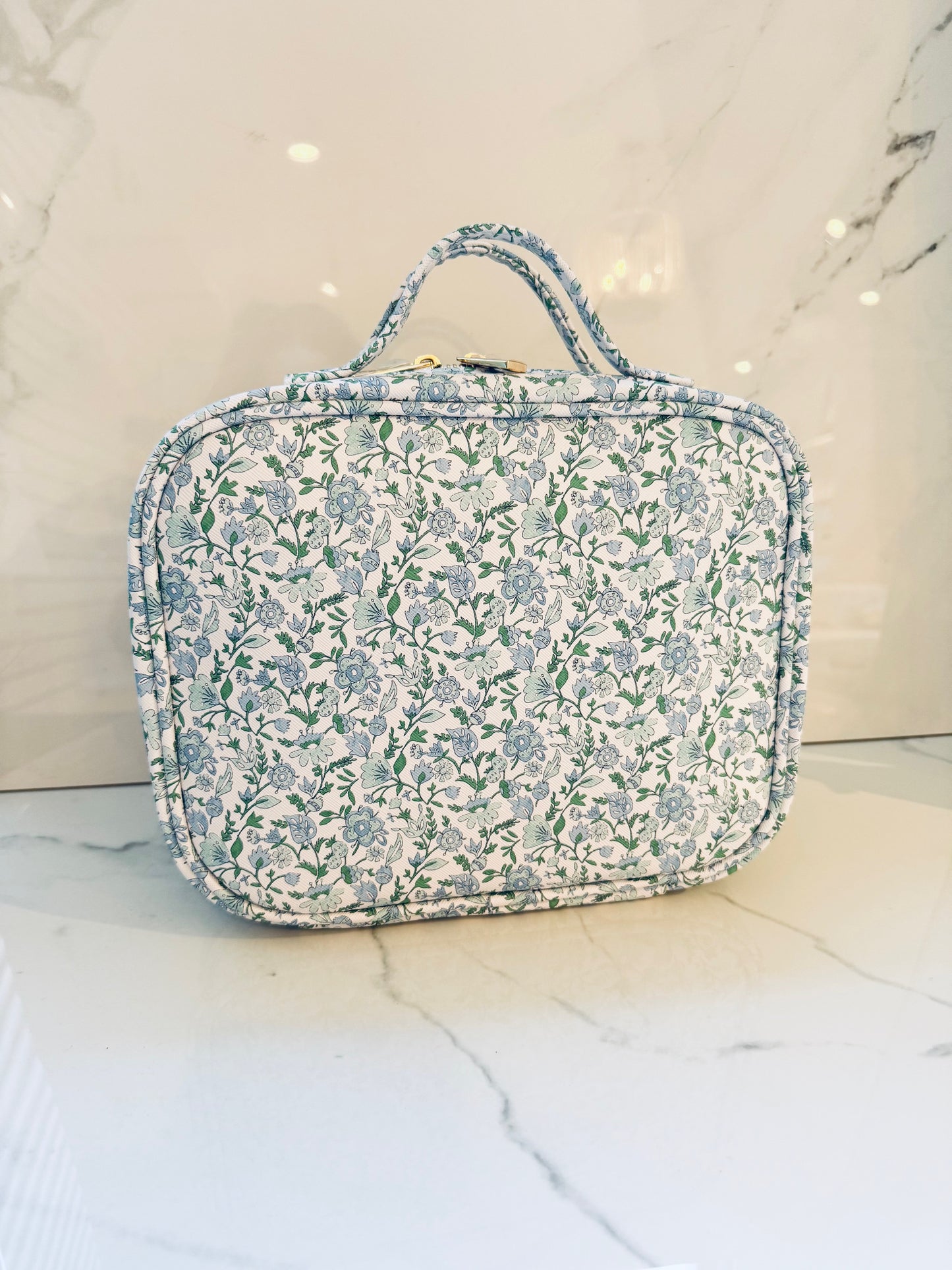 Luxe Cosmetic Toiletry Case - Hamptons Floral