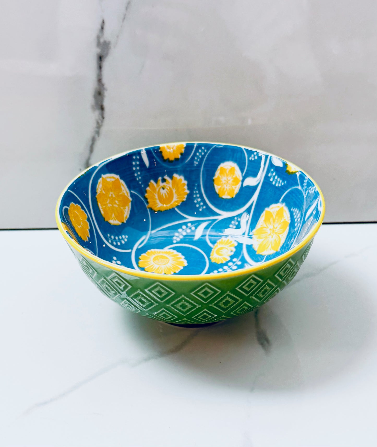 Patterned Bowl  - Green