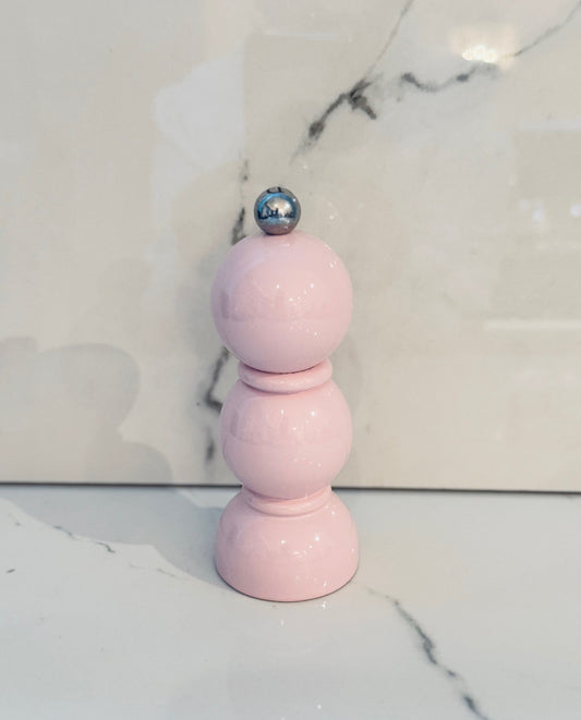 Light Pink Bubble Salt and Pepper Grinder