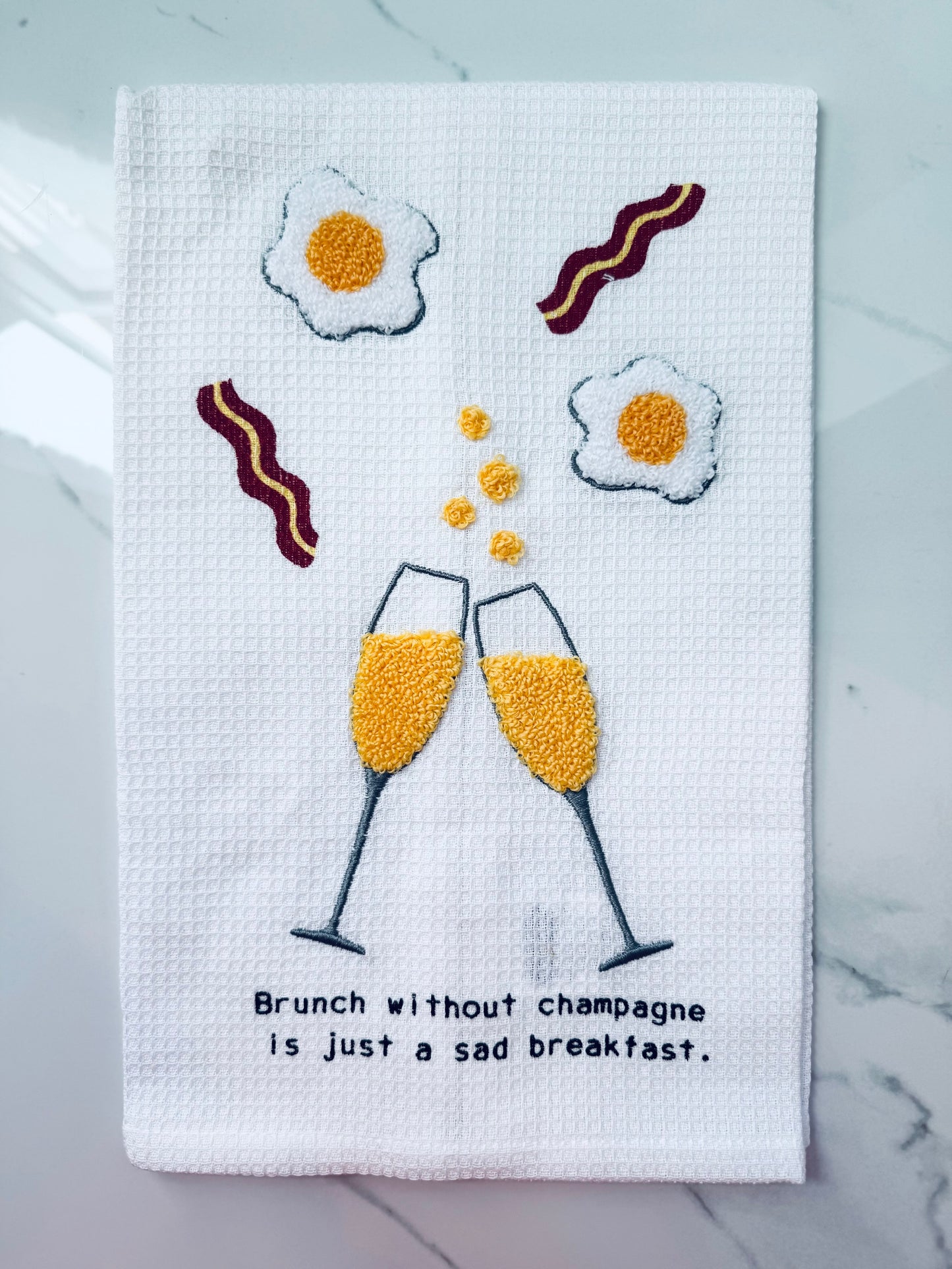 Brunch without Champagne Hand Towel