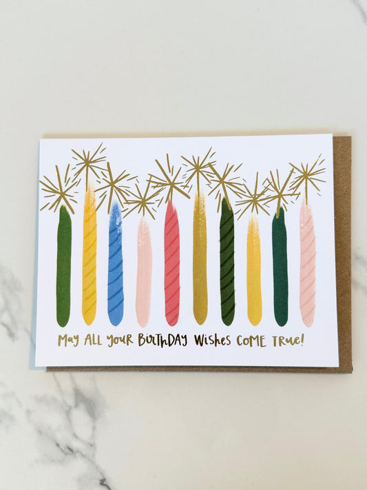 Birthday Candle Greeting Card