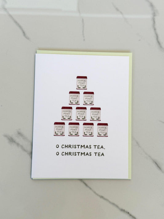 O Christmas Tea Greeting Card