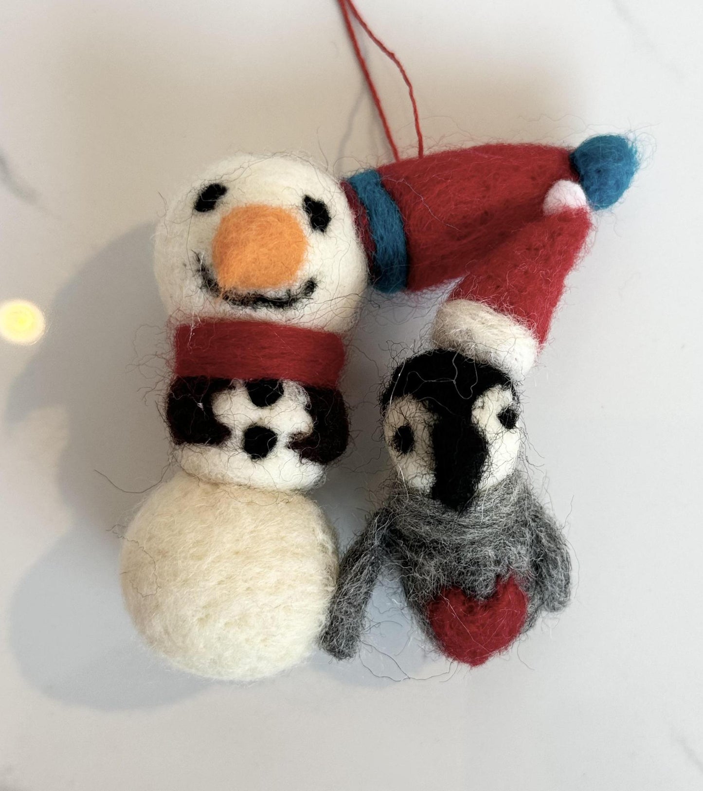 Snowman Felt Ornament