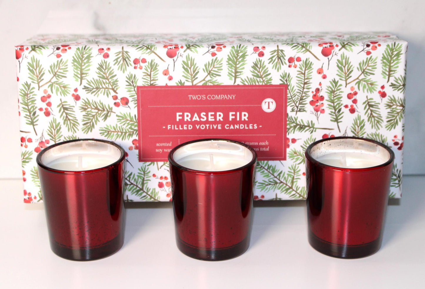 Frasier Fir Candles in Gift Box