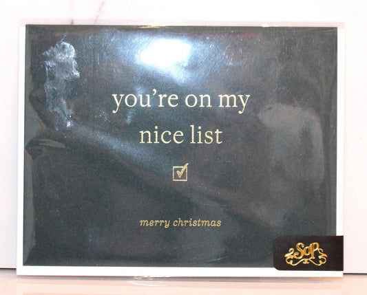 Nice List Greeting Card