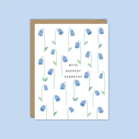 Bluebells Sympathy Card