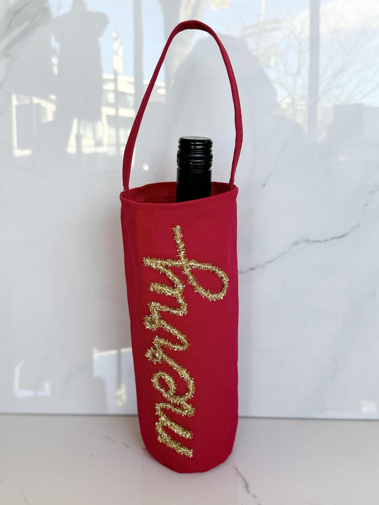 Festive Wine Bag