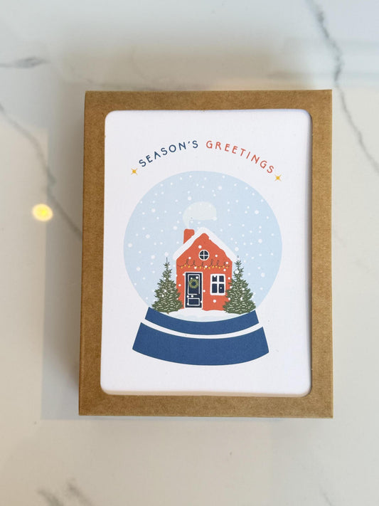 BOXED SET: Snow Globe Seasons Greetings Cards