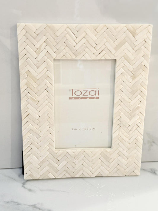 Basketweave Pattern Photo Frame