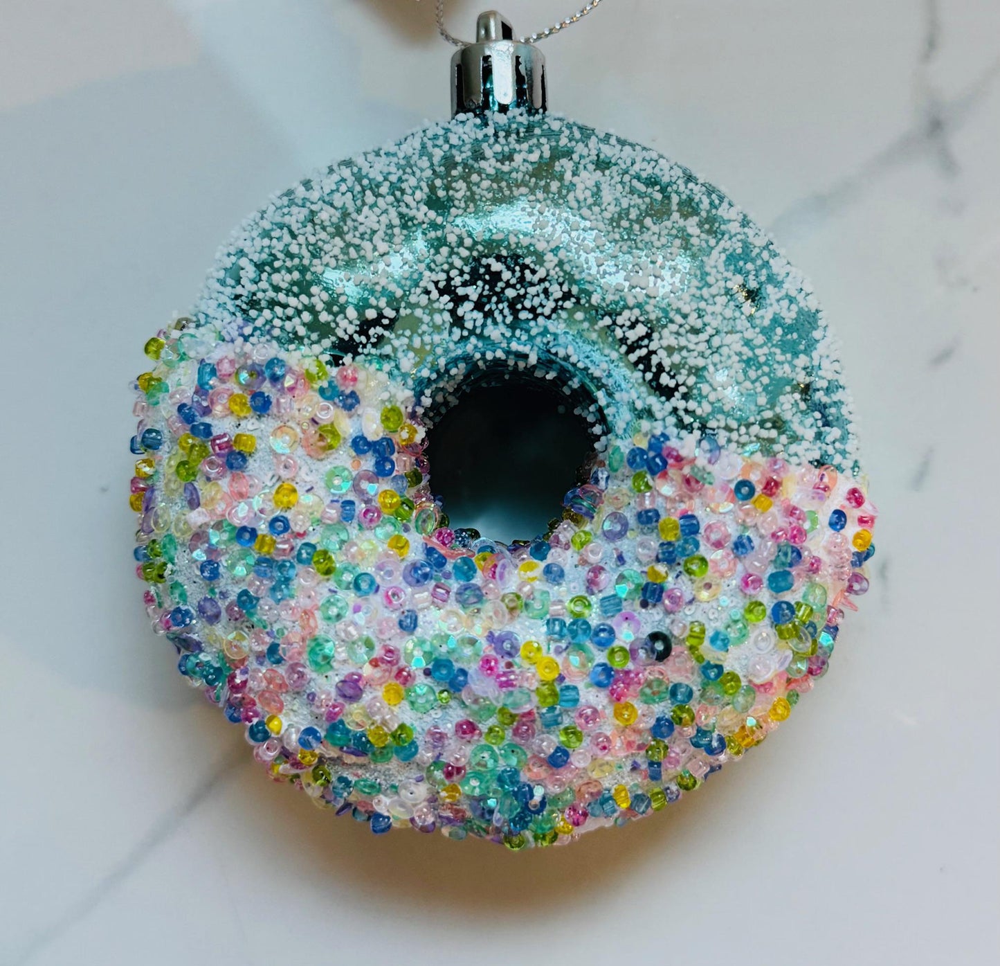 Sprinkle Donut Ornament