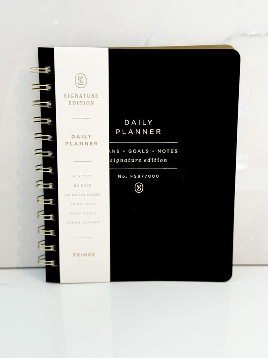 Faux Leather Non Dated Weekly Planner