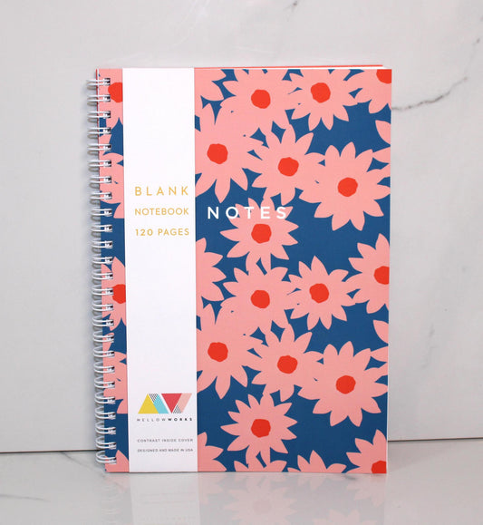 Modern Flowers Spiral Notebook