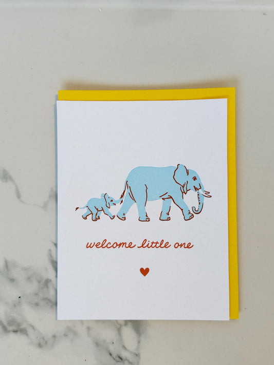 Elephant Baby Greeting Card